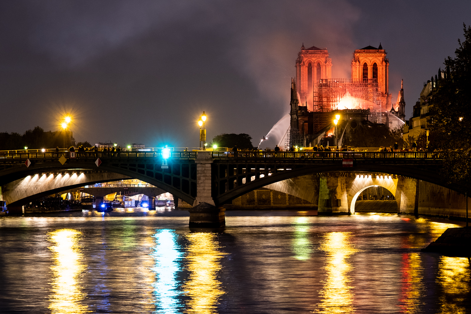 Notre Dame on Fire