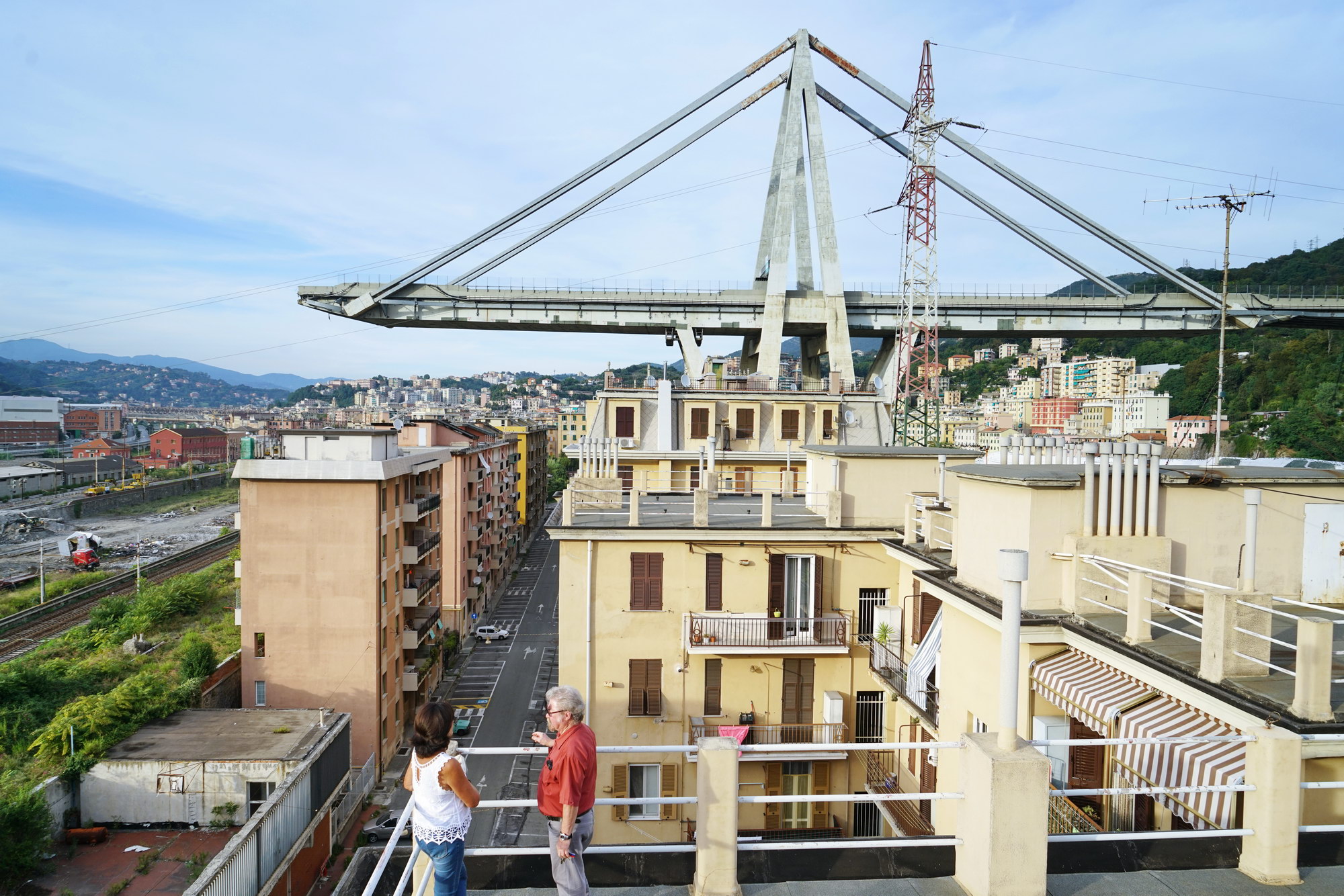 Genova, Ponte Morandi settembre 2018